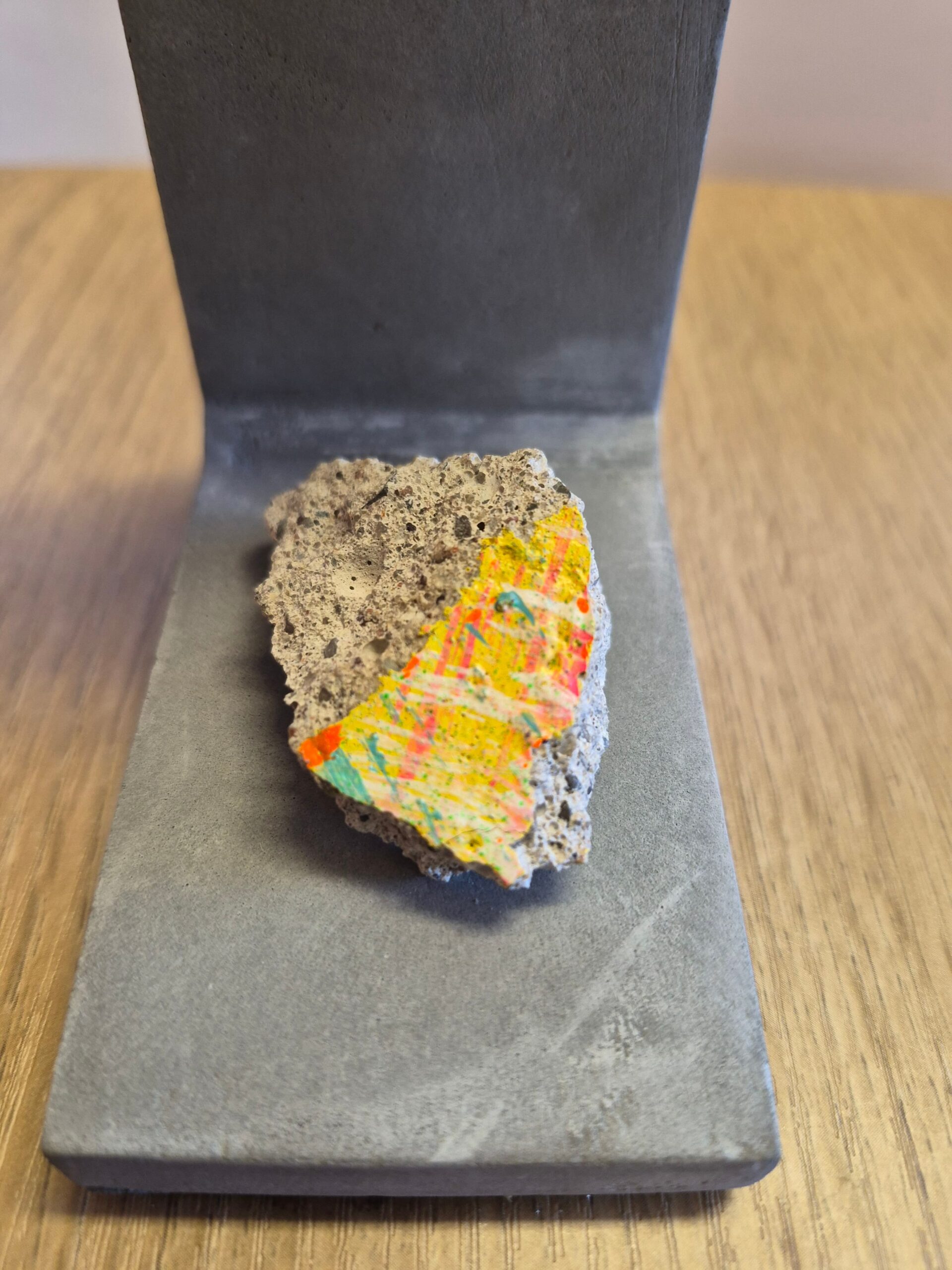 Stunning Genuine Piece of The Berlin Wall Mounted on Replica Panel of The Wall - Image 8