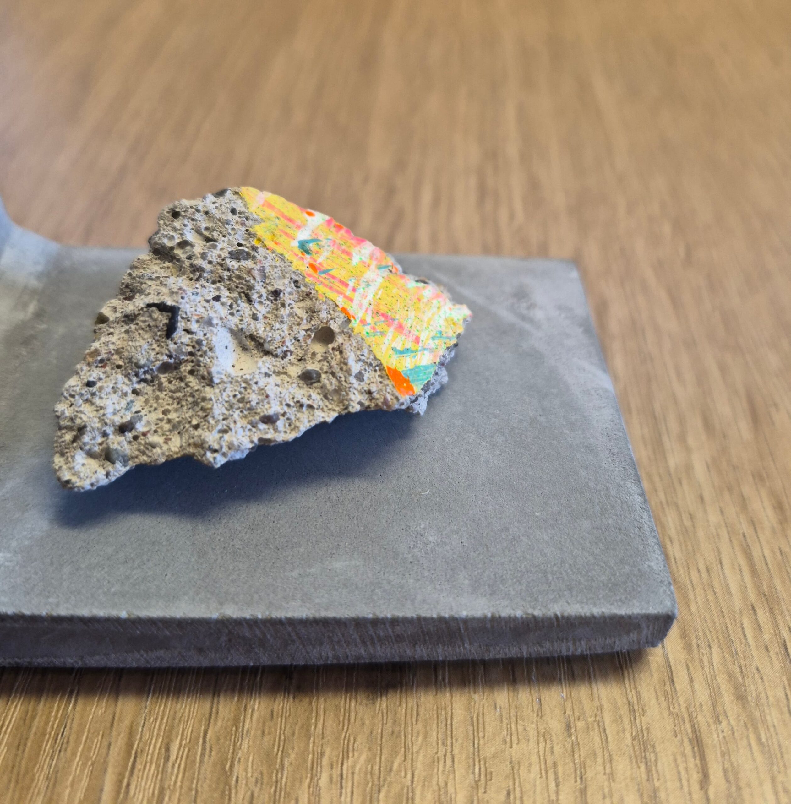 Stunning Genuine Piece of The Berlin Wall Mounted on Replica Panel of The Wall - Image 11