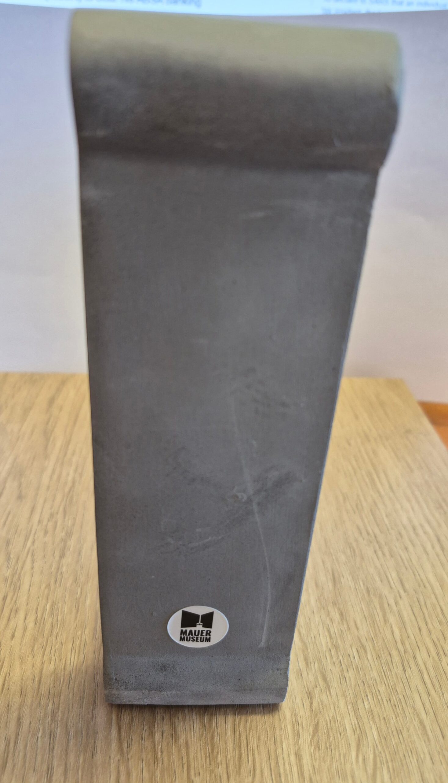 Stunning Genuine Piece of The Berlin Wall Mounted on Replica Panel of The Wall - Image 10