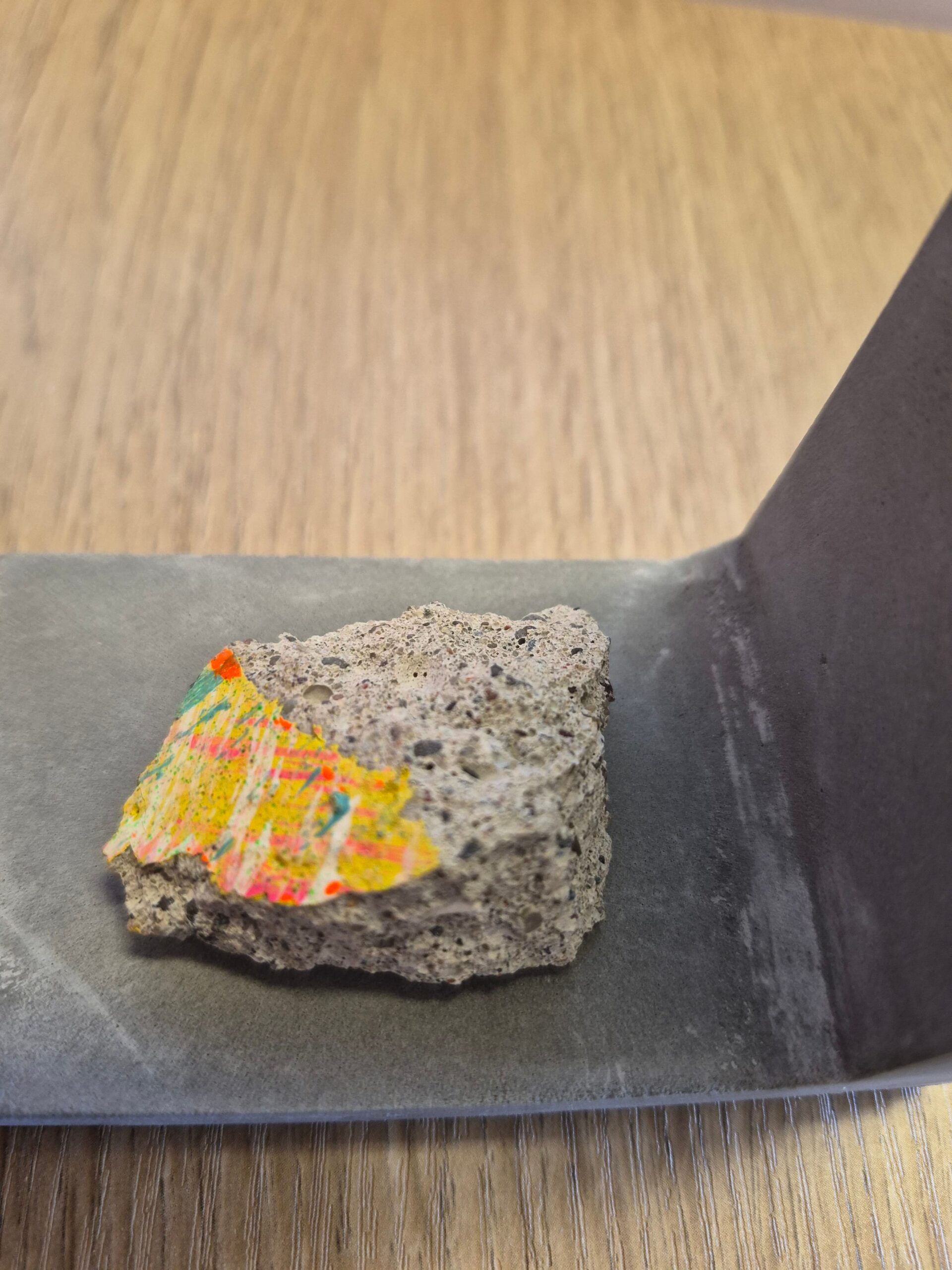 Stunning Genuine Piece of The Berlin Wall Mounted on Replica Panel of The Wall - Image 6
