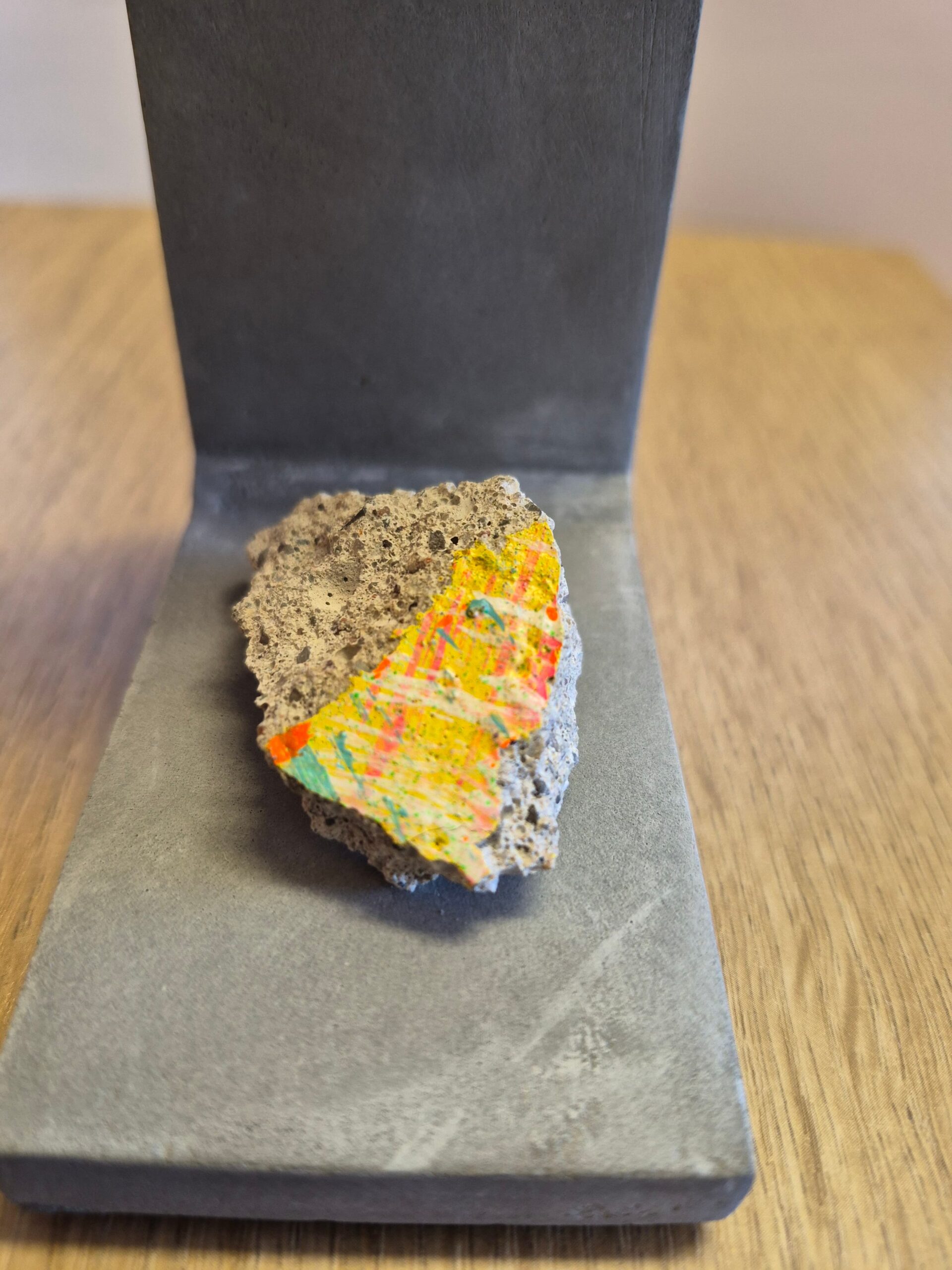 Stunning Genuine Piece of The Berlin Wall Mounted on Replica Panel of The Wall