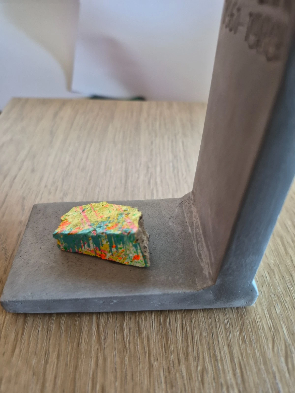 Stunning Genuine Piece of The Berlin Wall Mounted on Replica Panel of The Wall - Image 7