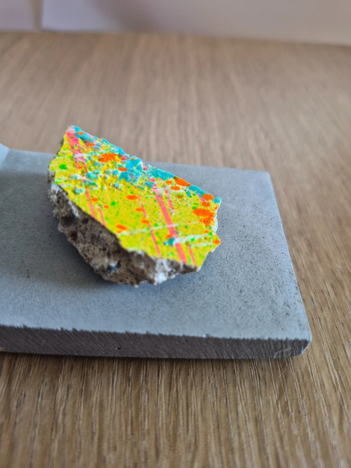 Stunning Genuine Piece of The Berlin Wall Mounted on Replica Panel of The Wall - Image 3