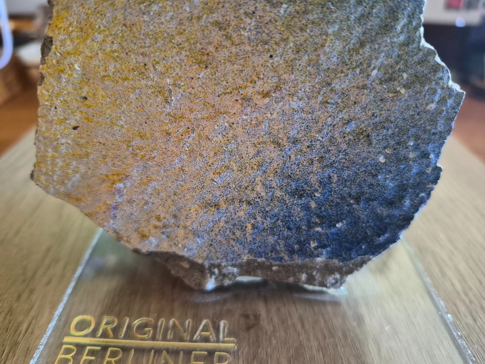 Original Very Large 9 cm Piece of the BERLIN WALL on Perspex Display + COA - Image 12